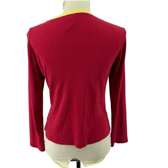 Disney Mickey Mouse Winter Scarf Red Long Sleeve Fleece Pants Pajama Set Large - Picture 4 of 10